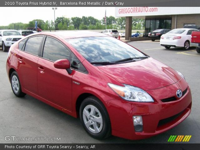 2010 Toyota Prius Hybrid IV in Barcelona Red Metallic