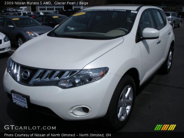 2009 Nissan Murano S AWD in Glacier Pearl