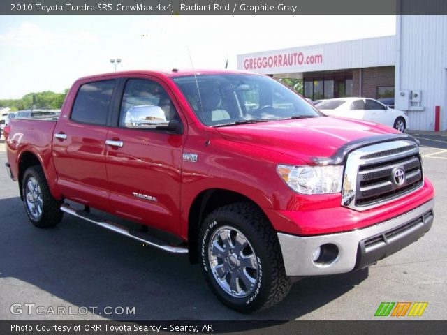 2010 Toyota Tundra SR5 CrewMax 4x4 in Radiant Red