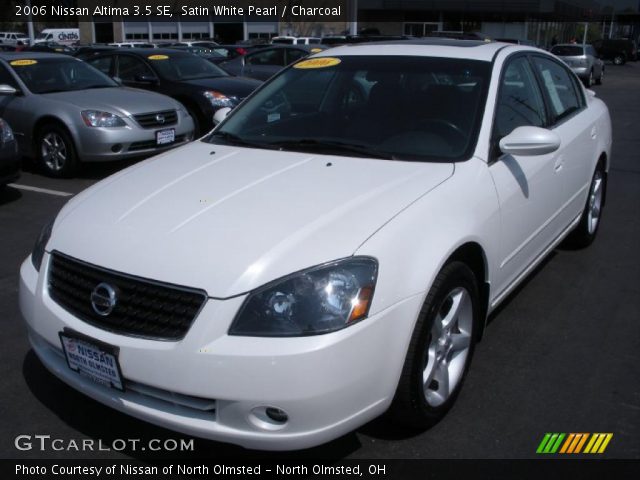 2006 Nissan Altima 3.5 SE in Satin White Pearl