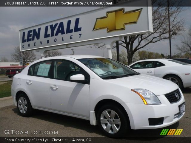 2008 Nissan Sentra 2.0 in Fresh Powder White