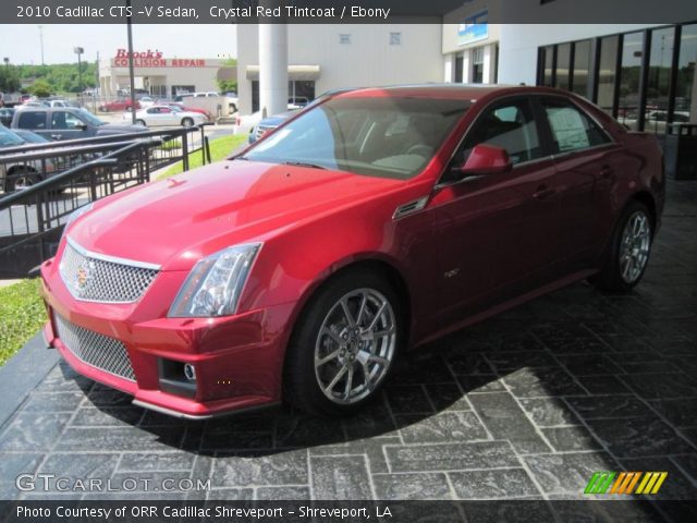 2010 Cadillac CTS -V Sedan in Crystal Red Tintcoat