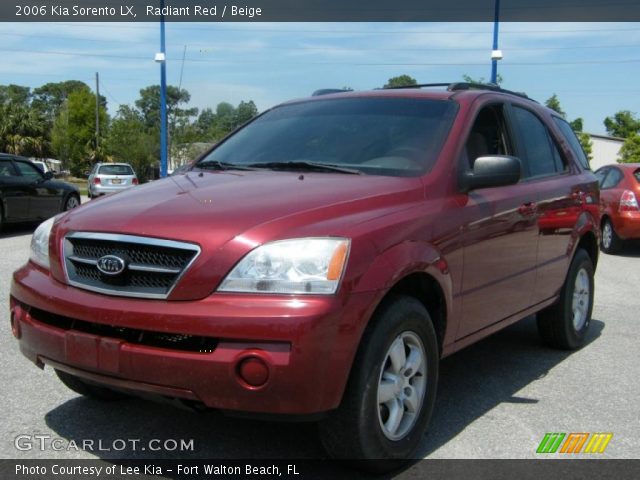 2006 Kia Sorento LX in Radiant Red