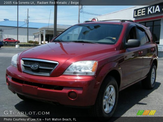 2005 Kia Sorento LX in Radiant Red Metallic