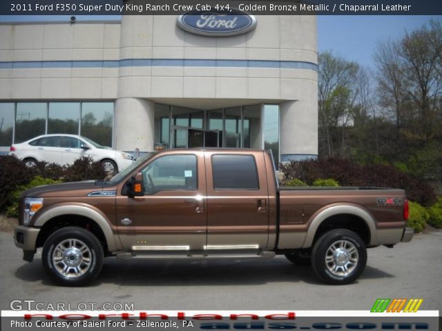 2011 Ford F350 Super Duty King Ranch Crew Cab 4x4 in Golden Bronze Metallic