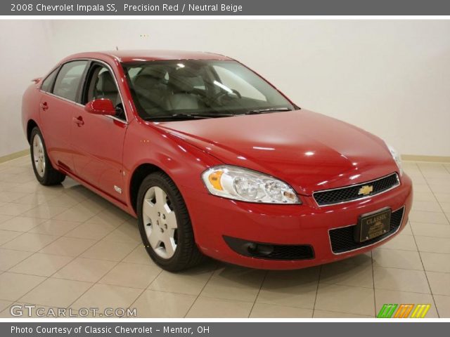 2008 Chevrolet Impala SS in Precision Red