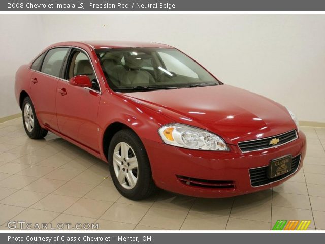 2008 Chevrolet Impala LS in Precision Red