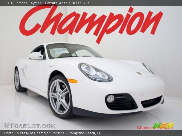 2010 Porsche Cayman  in Carrara White