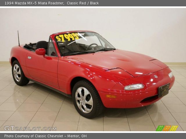 1994 Mazda MX-5 Miata Roadster in Classic Red