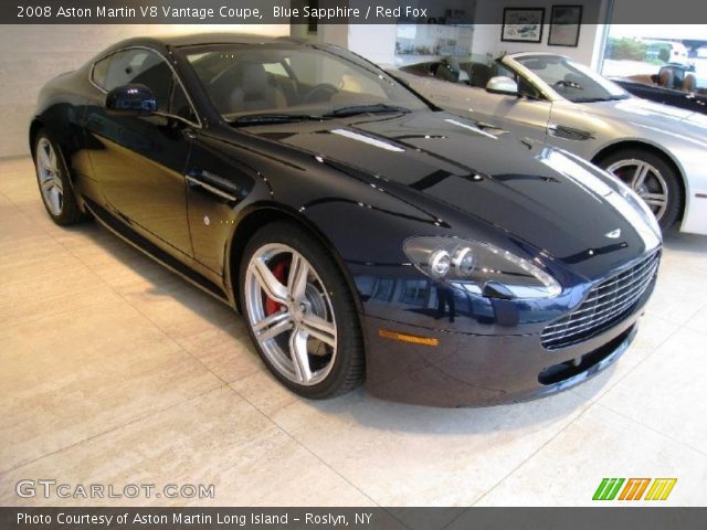 2008 Aston Martin V8 Vantage Coupe in Blue Sapphire