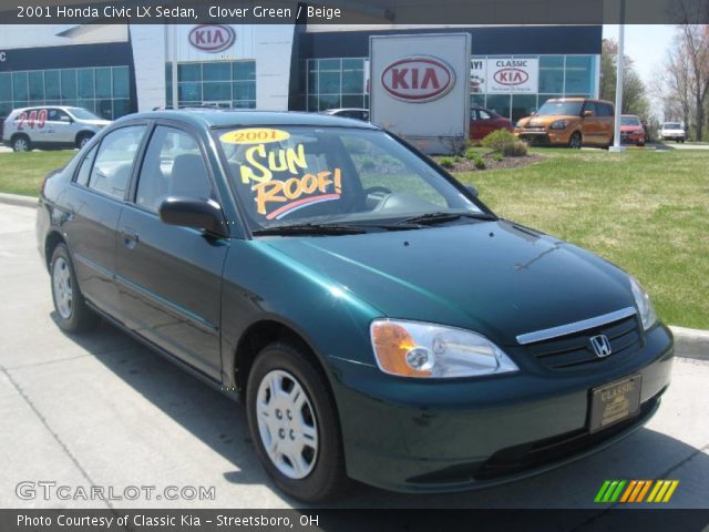 2001 Honda Civic LX Sedan in Clover Green