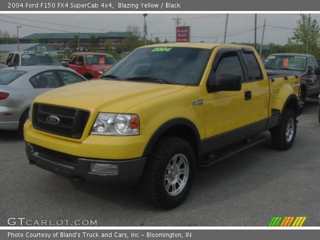 2004 Ford F150 FX4 SuperCab 4x4 in Blazing Yellow