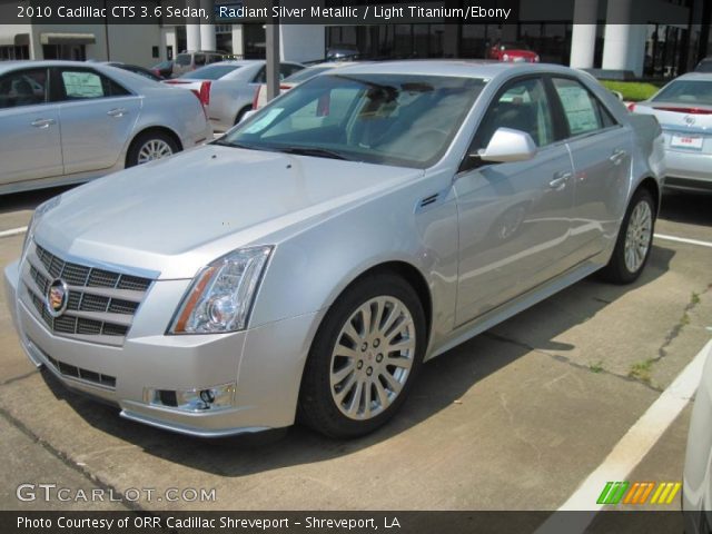 2010 Cadillac CTS 3.6 Sedan in Radiant Silver Metallic