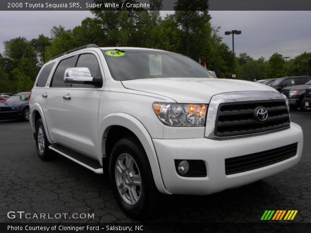 2008 Toyota Sequoia SR5 in Super White
