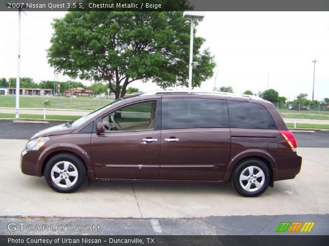 2007 Nissan Quest 3.5 S in Chestnut Metallic