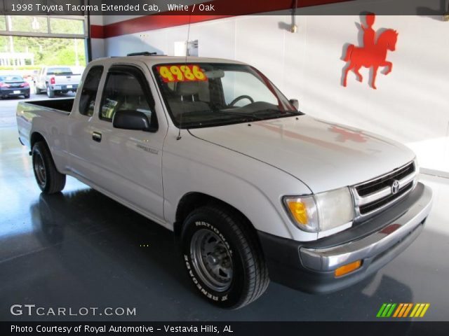 1998 Toyota Tacoma Extended Cab in White