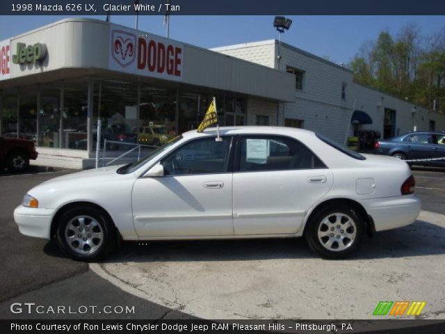 1998 Mazda 626 LX in Glacier White