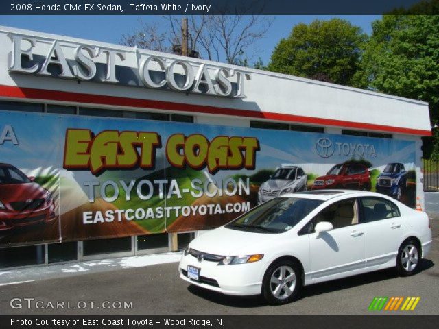 2008 Honda Civic EX Sedan in Taffeta White