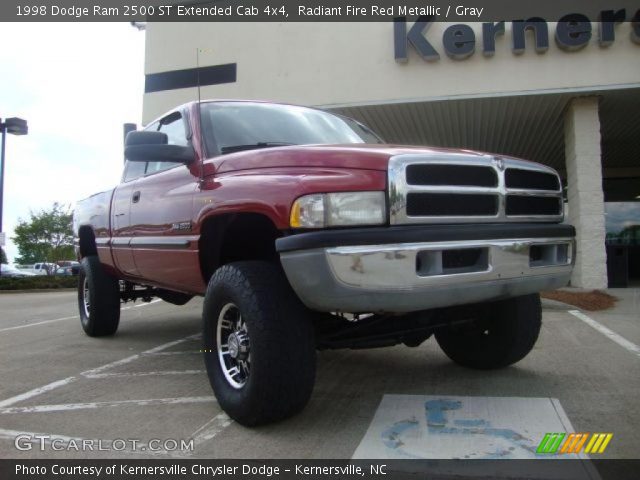 1998 Dodge Ram 2500 ST Extended Cab 4x4 in Radiant Fire Red Metallic