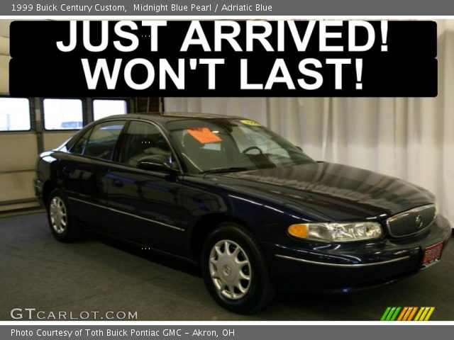 1999 Buick Century Custom in Midnight Blue Pearl