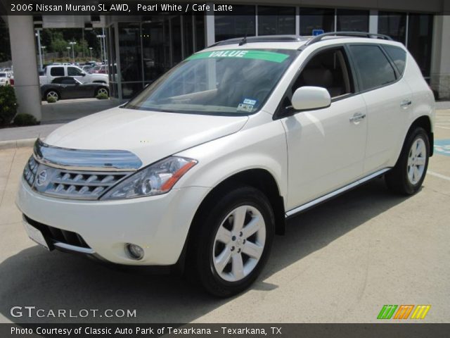 Nissan murano white with black interior #7