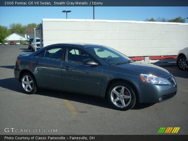 2006 Pontiac G6 V6 Sedan in Stealth Gray Metallic