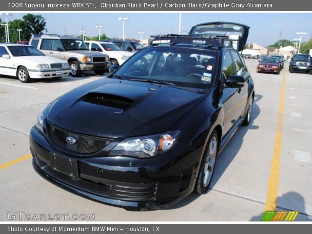 2008 Subaru Impreza WRX STi in Obsidian Black Pearl