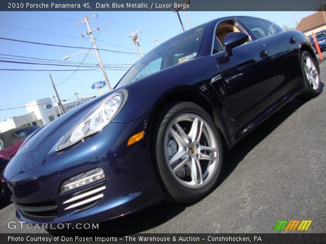 2010 Porsche Panamera 4S in Dark Blue Metallic