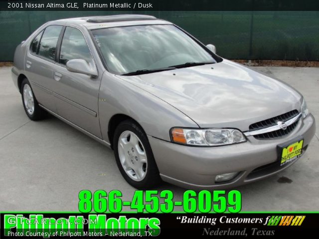 2001 Nissan Altima GLE in Platinum Metallic