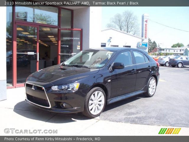2010 Mitsubishi Lancer Sportback RALLIART AWD in Tarmac Black Pearl