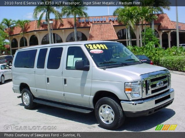 2010 Ford E Series Van E350 XLT Passenger in Ingot Silver Metallic