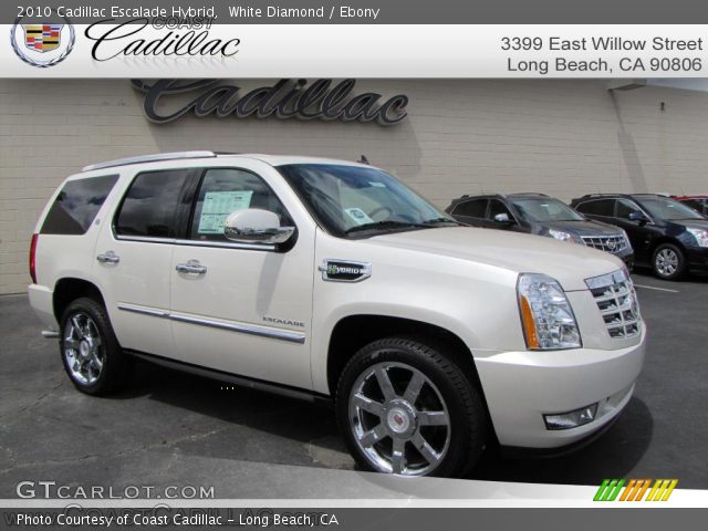 2010 Cadillac Escalade Hybrid in White Diamond