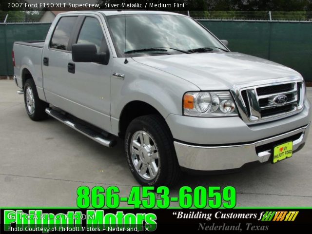2007 Ford F150 XLT SuperCrew in Silver Metallic