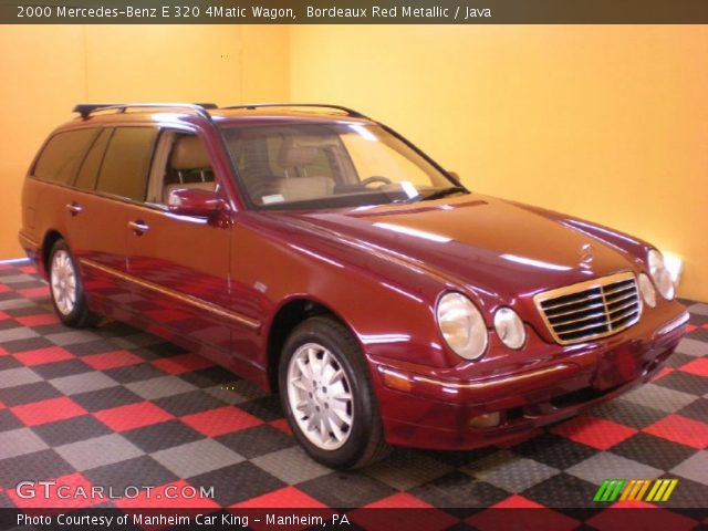 2000 Mercedes-Benz E 320 4Matic Wagon in Bordeaux Red Metallic