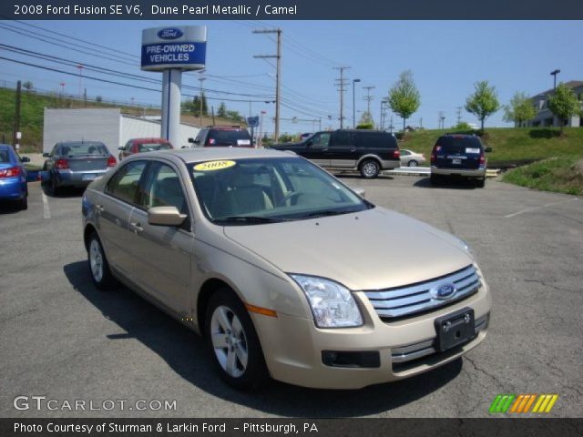 2008 Ford Fusion SE V6 in Dune Pearl Metallic