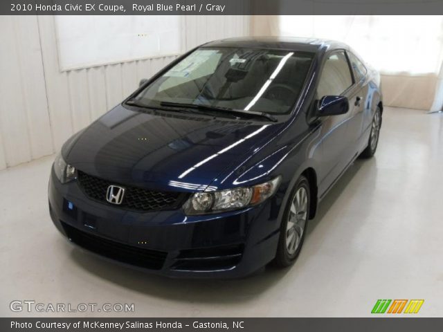 2010 Honda Civic EX Coupe in Royal Blue Pearl