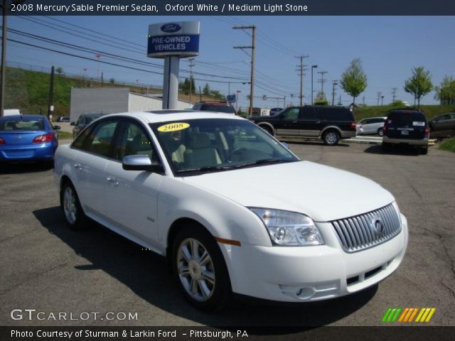 2008 Mercury Sable Premier Sedan in Oxford White