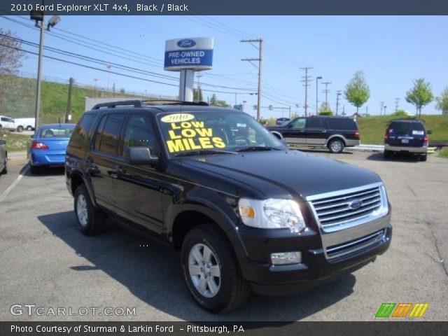 2010 Ford Explorer XLT 4x4 in Black