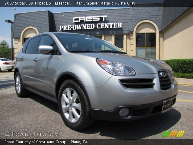 2007 Subaru B9 Tribeca 5 Passenger in Titanium Silver Metallic