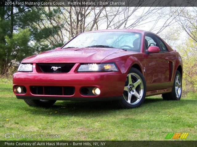 2004 Ford Mustang Cobra Coupe in Redfire Metallic