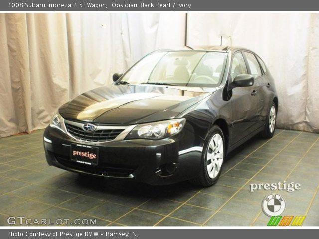 2008 Subaru Impreza 2.5i Wagon in Obsidian Black Pearl