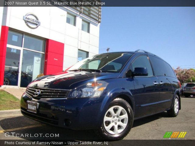 2007 Nissan Quest 3.5 SL in Majestic Blue Metallic