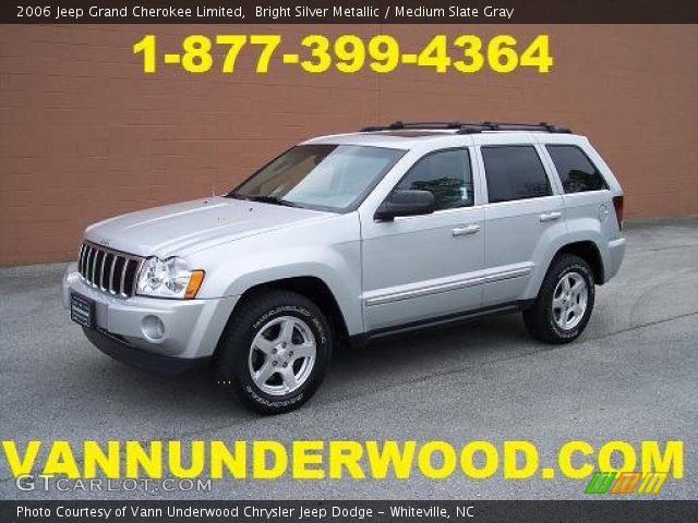 2006 Jeep Grand Cherokee Limited in Bright Silver Metallic