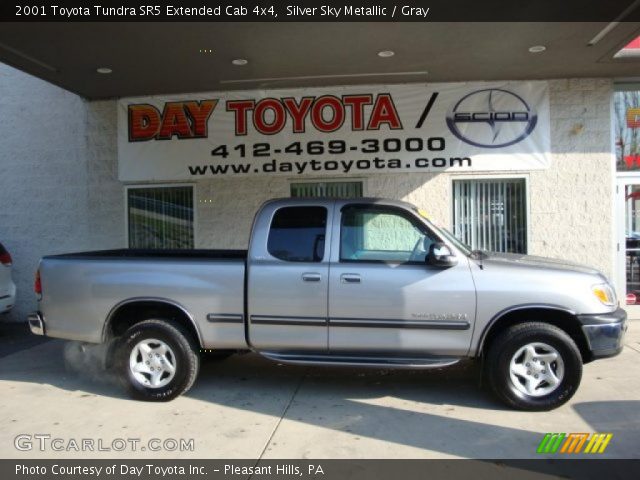 2001 Toyota Tundra SR5 Extended Cab 4x4 in Silver Sky Metallic