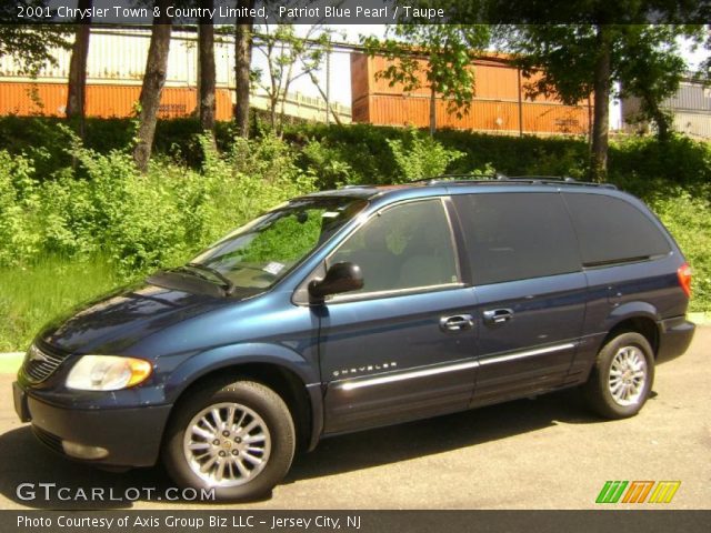 2001 Chrysler Town & Country Limited in Patriot Blue Pearl