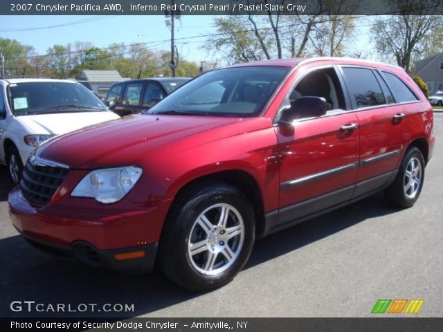 2007 Chrysler Pacifica AWD in Inferno Red Crystal Pearl
