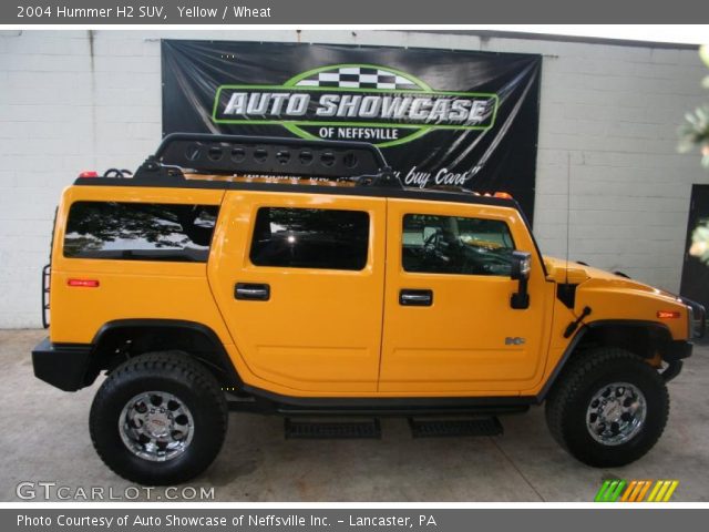 2004 Hummer H2 SUV in Yellow