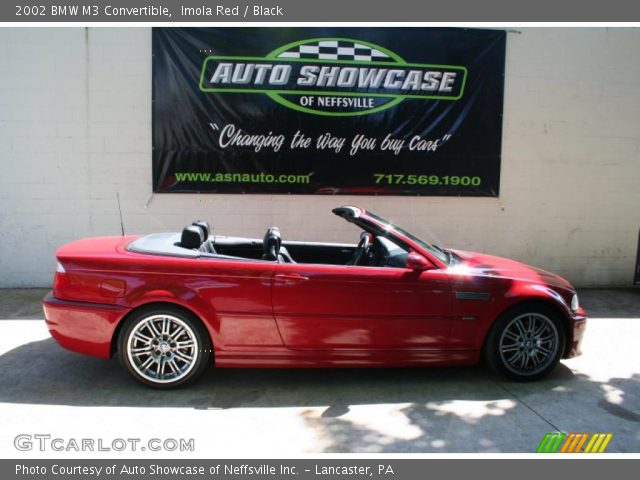 2002 BMW M3 Convertible in Imola Red