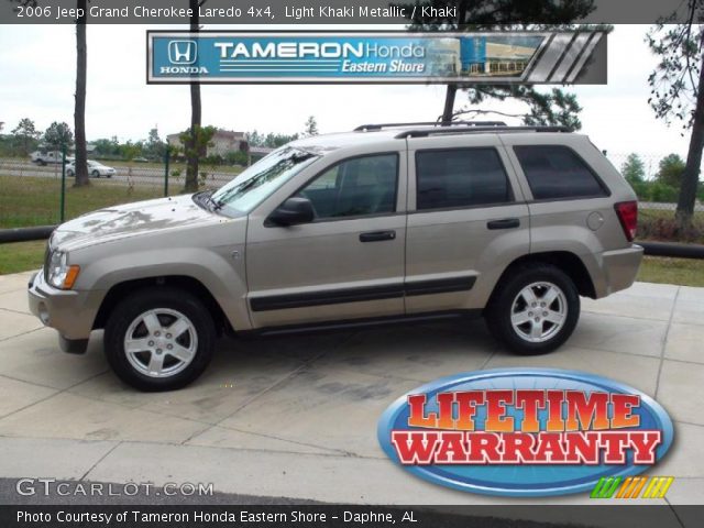 2006 Jeep Grand Cherokee Laredo 4x4 in Light Khaki Metallic