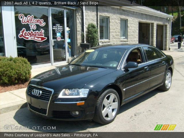 2007 Audi A8 L 4.2 quattro in Brilliant Black